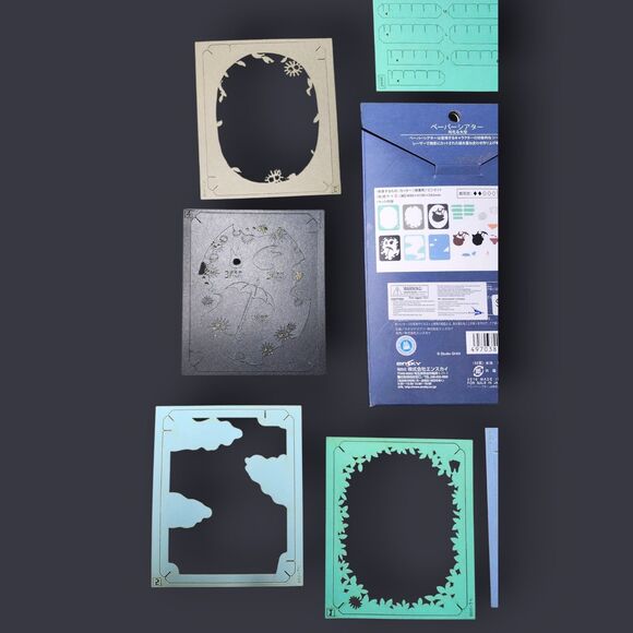 Studio Ghibli Totoro Paper Theater PT-048 Moonlight Sky Kit Open No Instructions - Picture 4 of 8